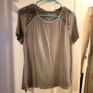 AMERICAN EAGLE OUTFITTERS soft & sexy grey top